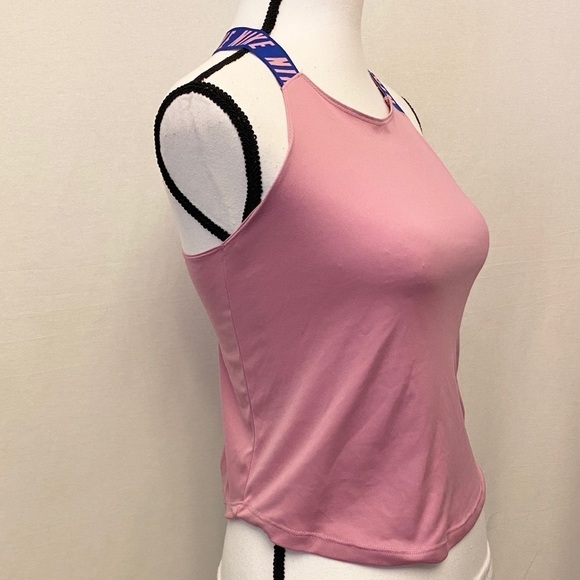 NIKE Girls Logo Cross Back Active Tank Top Medium - Picture 5 of 6